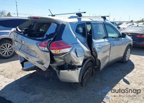 2016 Nissan Rogue S из США, поврежденный, VIN KNMAT2MT2GP721532